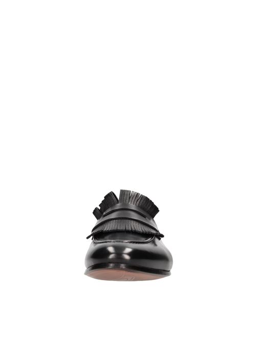 Moccasins in leather MORGILLO | LAPO FRANGINA VIT.NERO